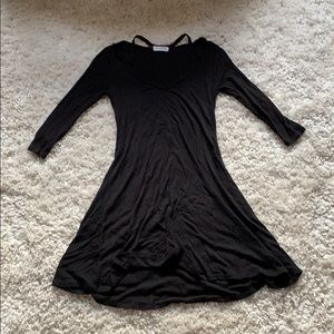 Socialite Black Long Sleeve Dress